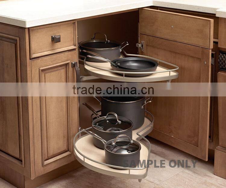 Cherry Wood Color Farmhouse Kitchen Cupboard