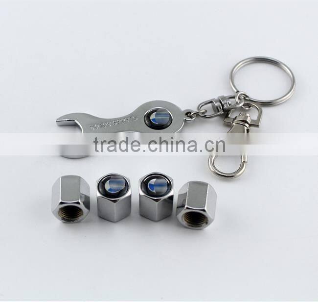 4pcs metal good quality fit for all tubeless car tire wrench valve cap
