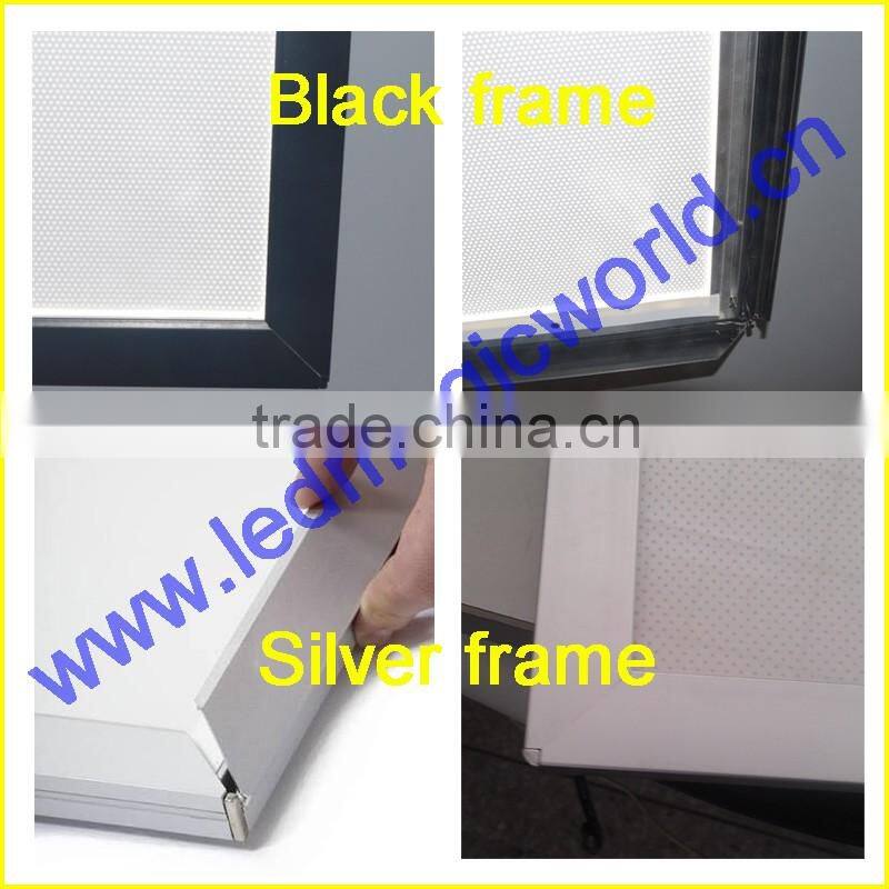 A1 A2 LED Aluminum Snap Frame Click Frame Lightbox