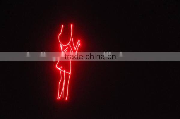 SD Card animation writing red laser light