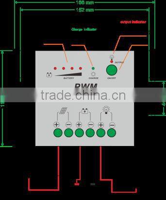 48 volt 50 amp PWM Solar Charge Controller