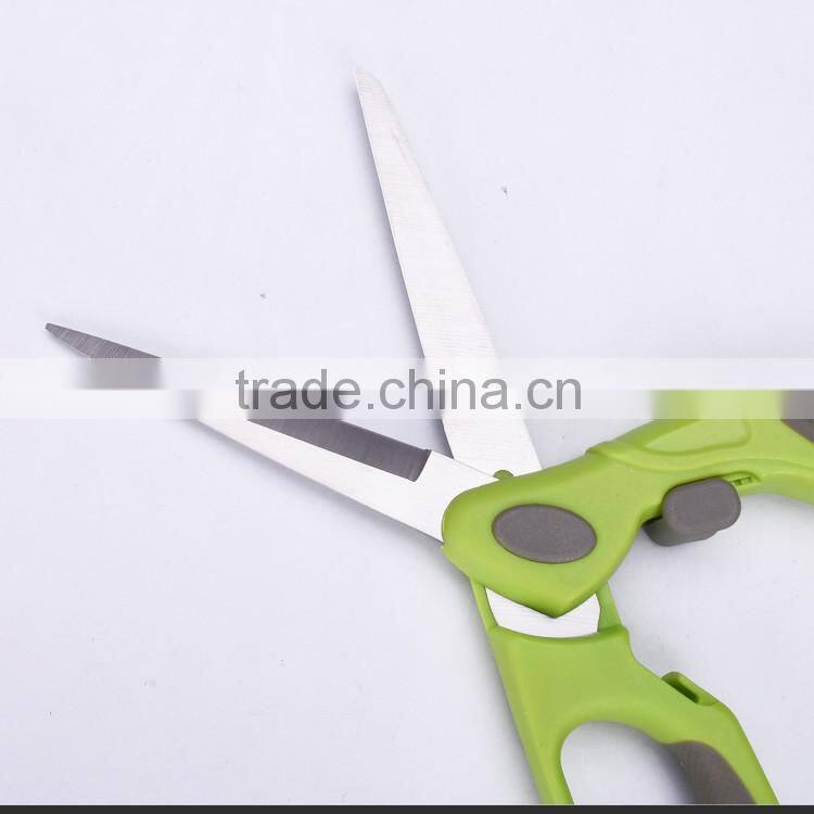 SS13011G -2016 New style and design 8" sewing scissors with colorful plastich handle