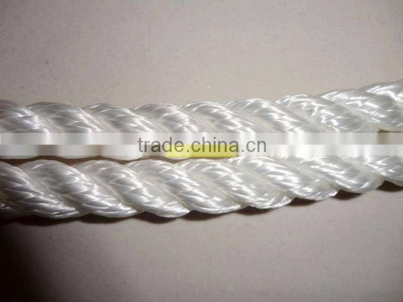 three strand nylon rope,16mm 3 strand nylon rope,tensile rope