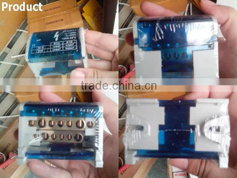 2 x 7 Plastic Terminal Box with Brass parts