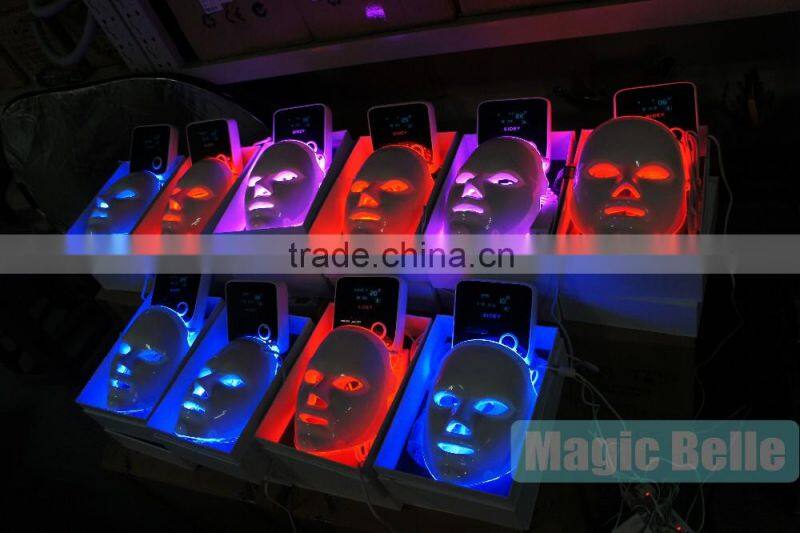 2016 hot sale pearl whitening LED light therapy mask led mask pdt in usa