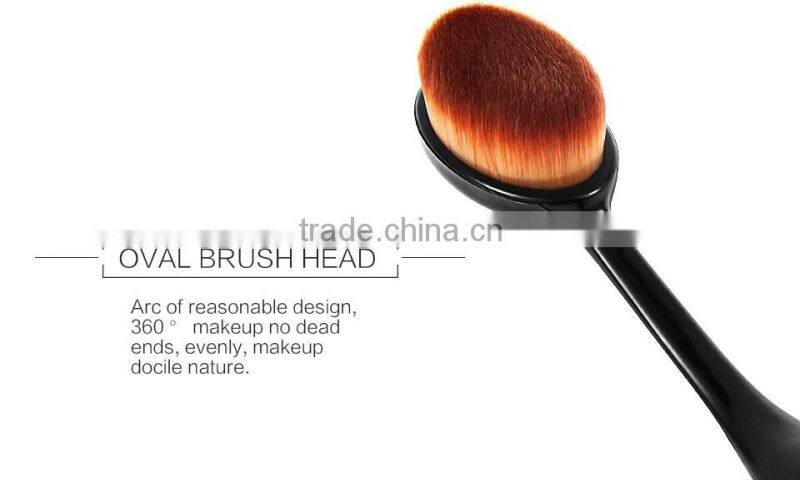 10Pc/Set Beauty Tools Toothbrush Shaped Foundation Eyebrow Eyeliner Lip Facial Makeup Oval Brushes