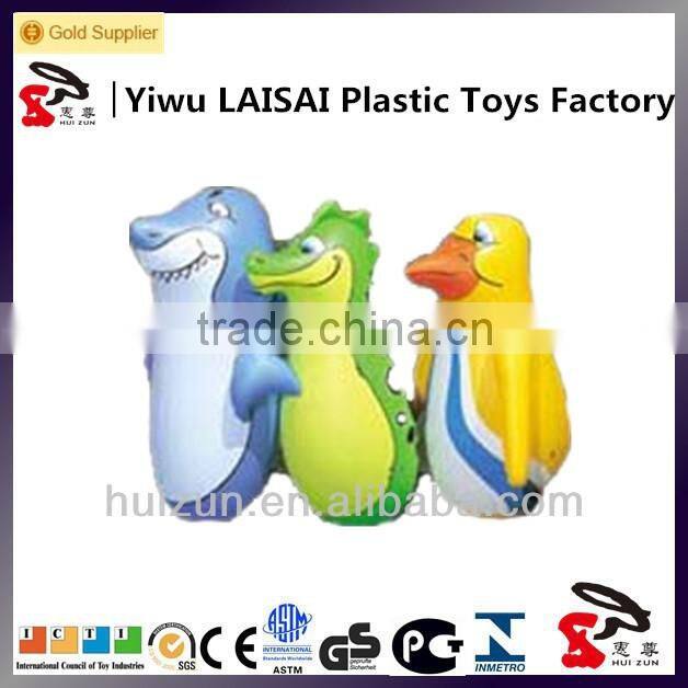 Inflatable PVC dolphin design tumbler toys for promotional gifts