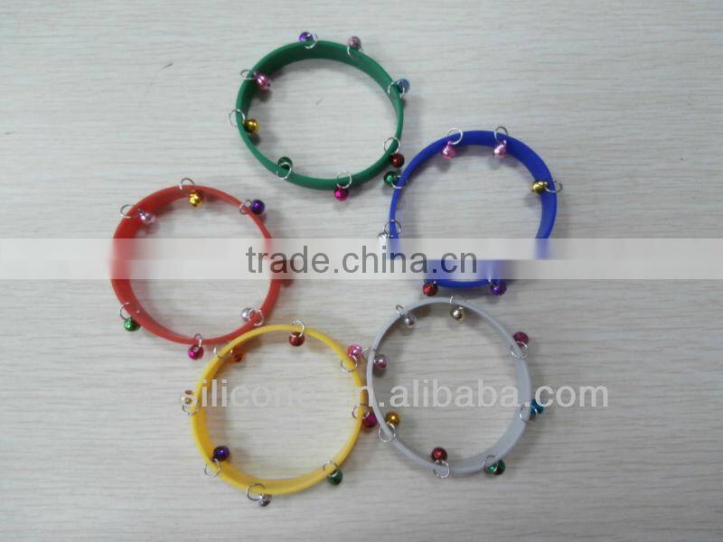 christmas bell charm bracelet colorful baby bell bracelet