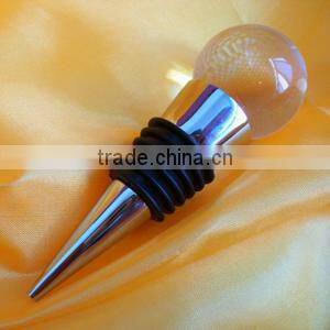 cheap and useful zinc champagne bottle stopper