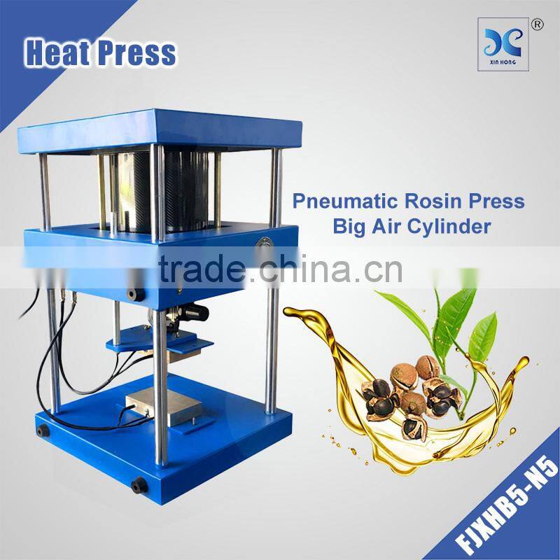FJXB5-R High Pressure 2x4inch double sided pneumatic heat rosin press