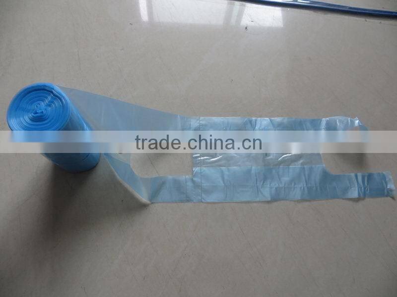 small ldpe t-shirt bags,blue