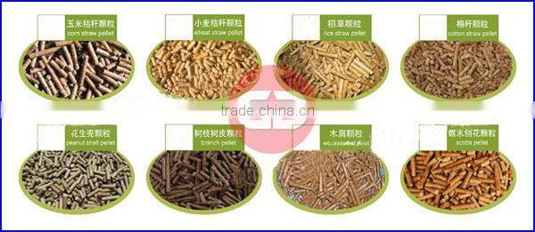 High capacity CE approved ring die vertical wood chips pellet mill from China