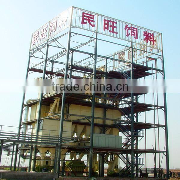 CE approved high output complete automatic poultry feed plant for sale