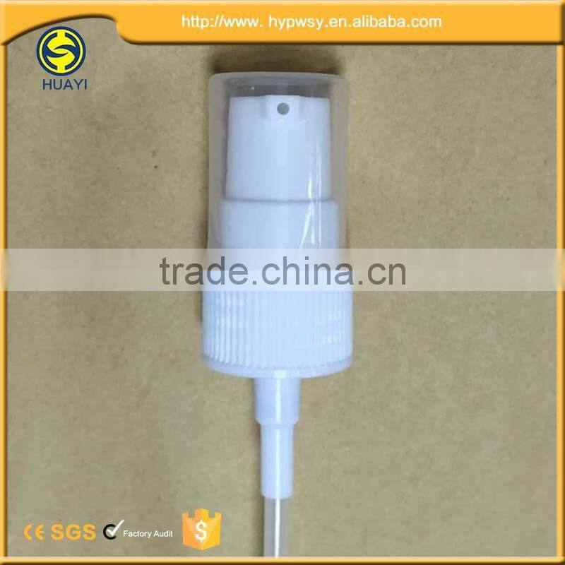 Colourful 20mm plastic cream pump for cosmetic