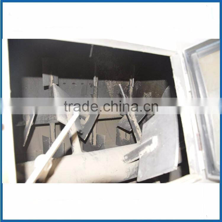 Durable double shaft paddle mixer