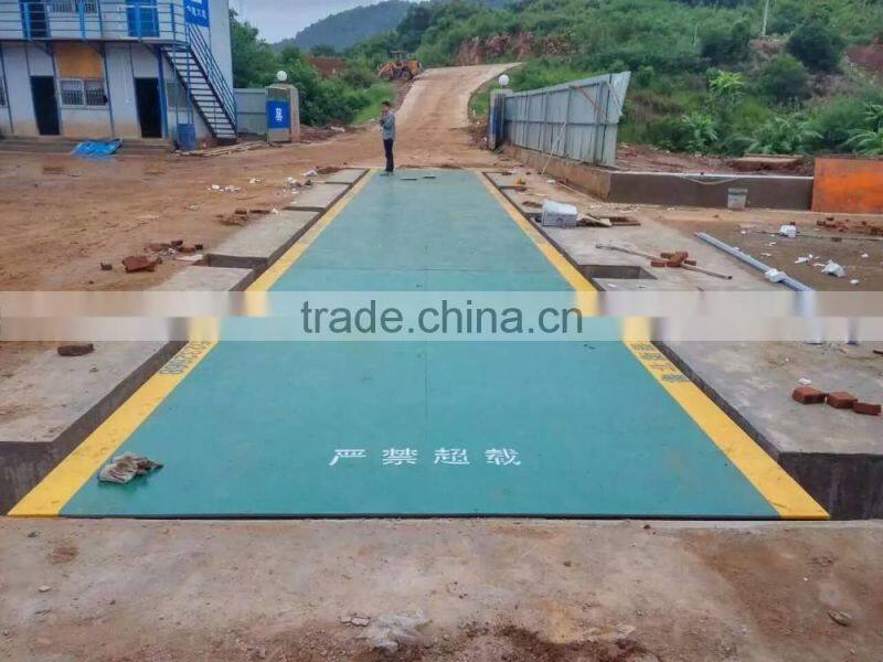Electronic 80 ton Portable Weighbridge 3*18m Weight Truck Scale