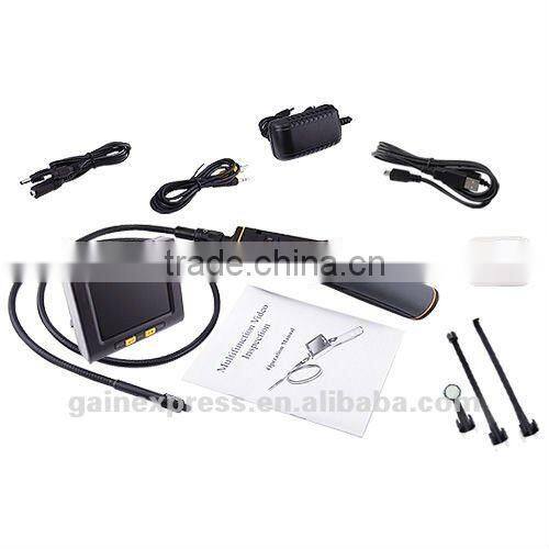 3.5" USB Wireless Video Inspection Recordable Borescope Endoscope Camera + 1Meter 1M Flexible probe 12mm camera head diameter