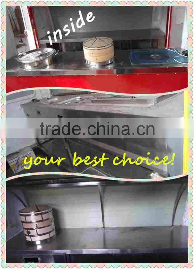 High quality mobile food cart/food trailer from china