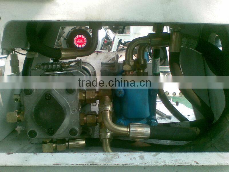 Mini walking road roller, hydraulic walking behind vibratory road roller