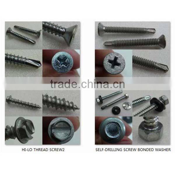 STAINLESS STEEL SELF DRILLING SCREWS MODIFIED TRUSS HEAD C1022 HARDEN