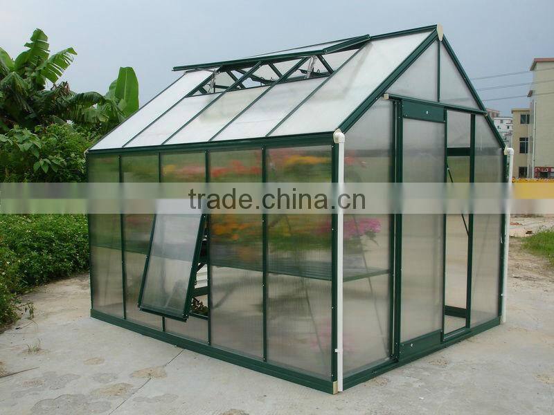 Aluminium Greenhouse Staging with15 Plastic Seed Trays HX56313-5