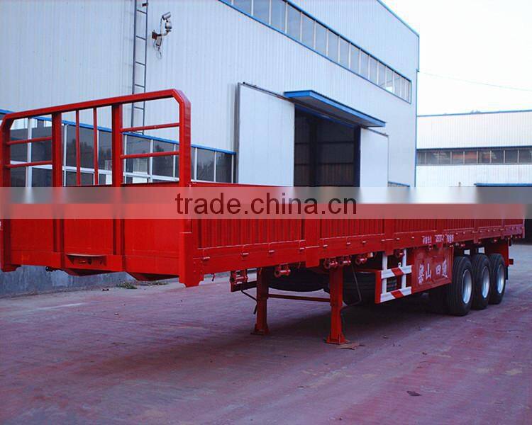 High quailty Sinotruk side wall semi trailer / transport horse truck trailers for sale