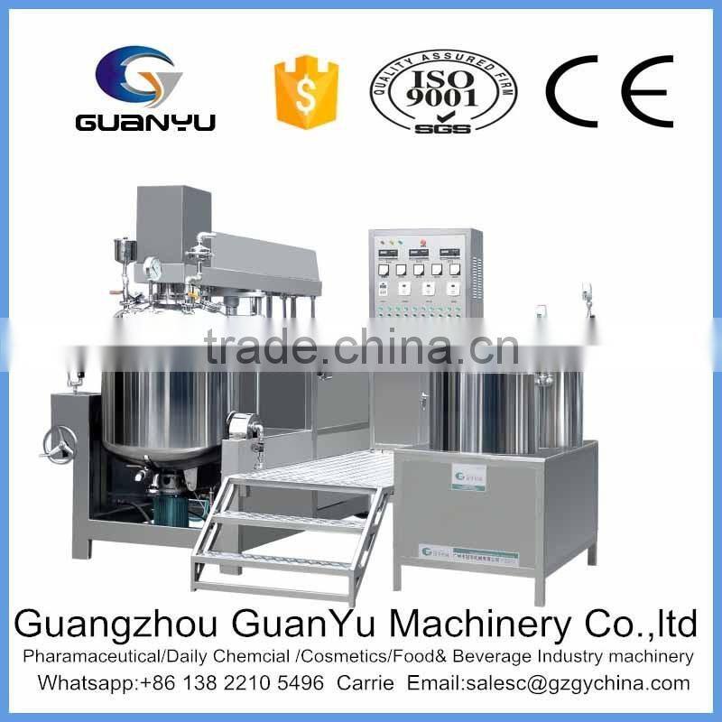 best price vacuum stainless steel electric heating emulsifying mixer for mixing and homogenizing