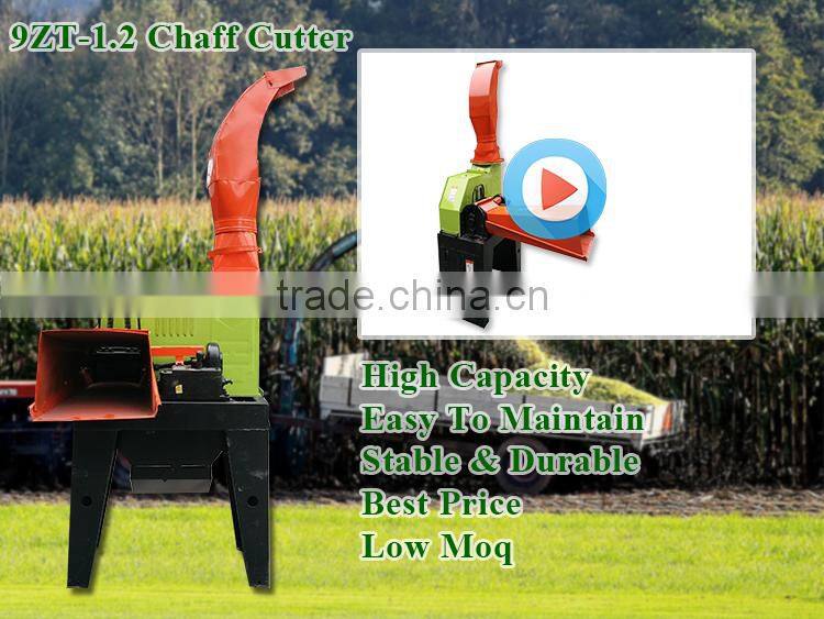 WANMA9003 Quality Assured 9ZT-1.2 home use hay cutter chaff cutter
