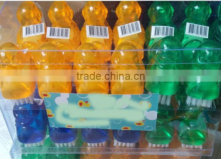 Greenwell 1 DUNDEE Nailbrush, transparent green