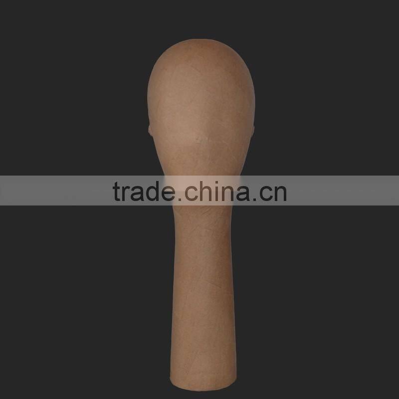 Mannequin head for hats and scarves display Paper covered head models