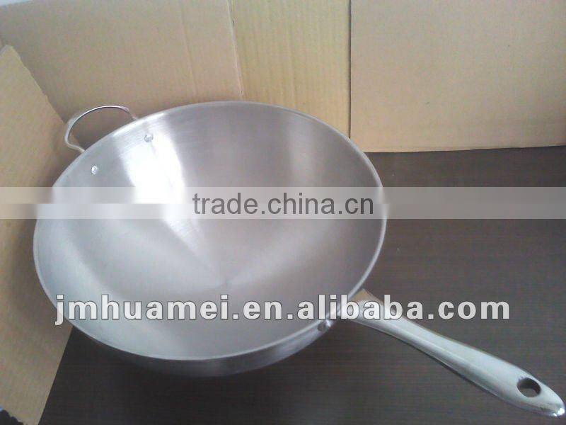 430 Stainless Steel Wok For Induction Cooker