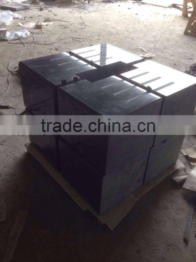 cheap granite headstone polished benches with back