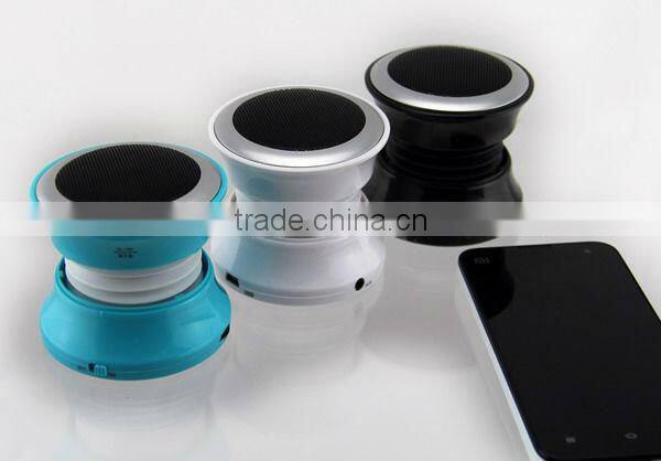 Mini foldable promotional gift bluetooth mini speaker with FM radio