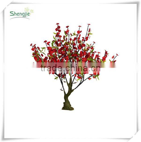 Outdoor artificial trees with lights