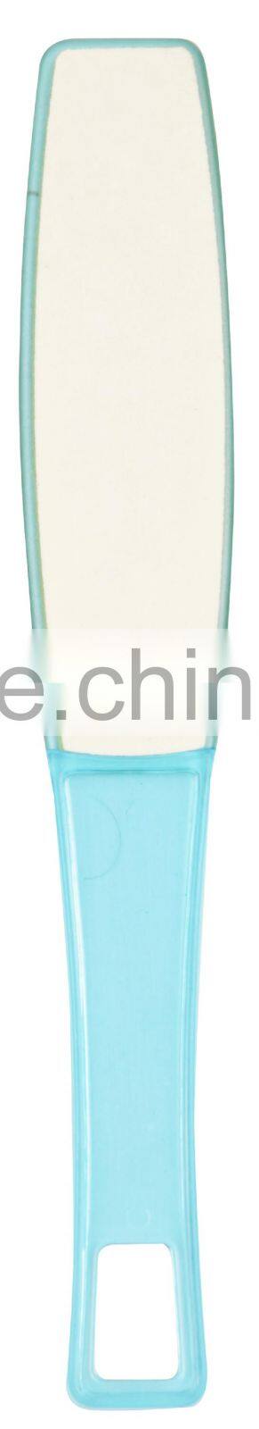 Colourful sandpaper foot file with plastic handle,pedicure foot file,smoother foot file