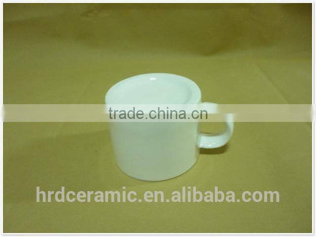 Personalized High Quality White ceramic cup table ware