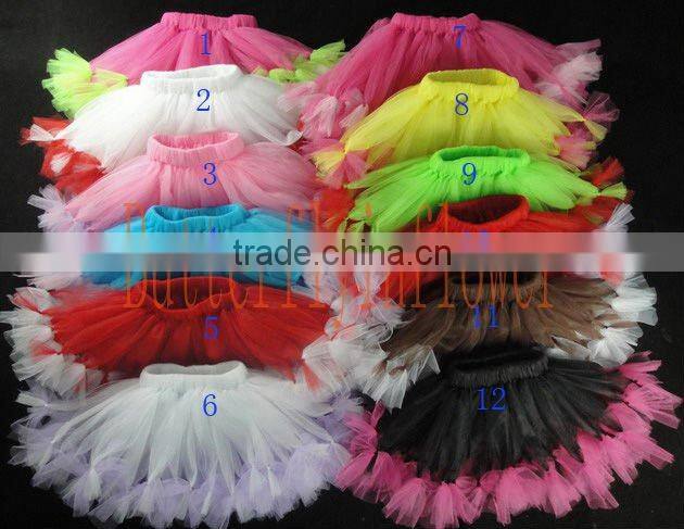 Posh Petti Beautiful Girl's Handmade Pettiskirts Pretty Girl Wear Fluffy Tutu Skirts Many colors Age 1-6Years
