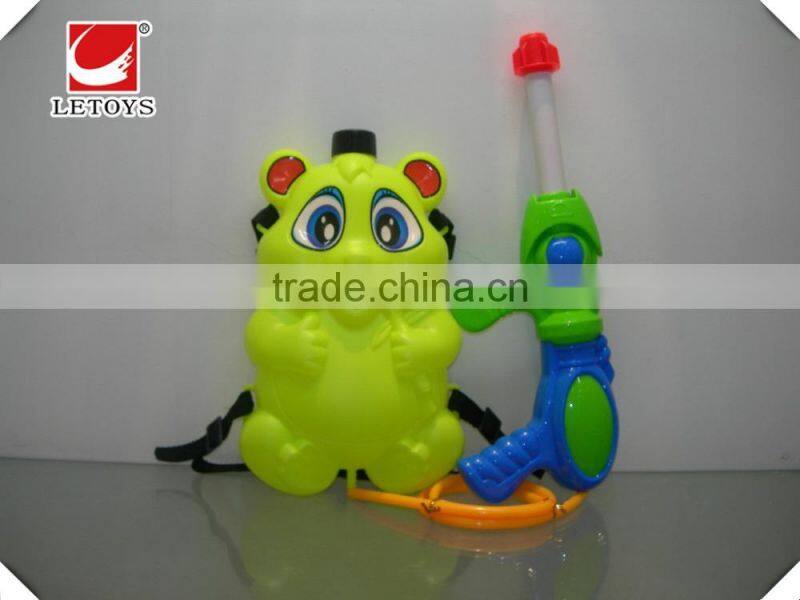 Shantou factory supply plastic summer toys panda shape backpack water gun