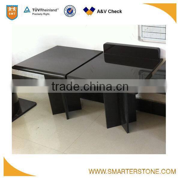 80x80 cm paving basalt stone Honed finish mongolia black for floor