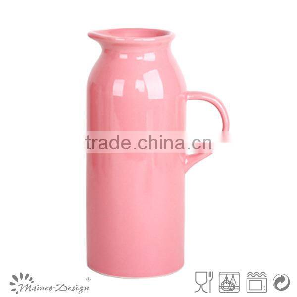 Delicate Emboss Crockery Stoneware Houseware colorful Pitcher