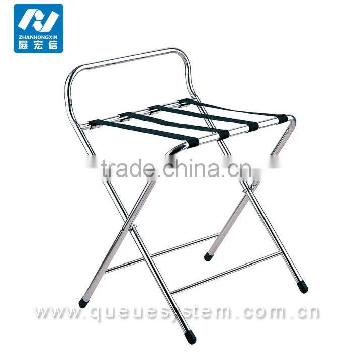 Used hotel bedroom room luggage racks
