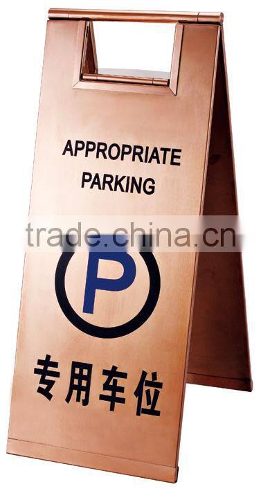 outdoor double sides steel parking stand