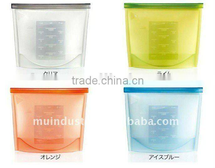 hotsell silicone storage bags for food
