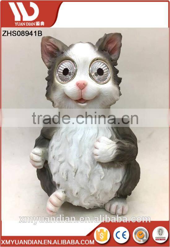 Park Zoo Garden Resin Decor Lovely Solar Street Lights Poles