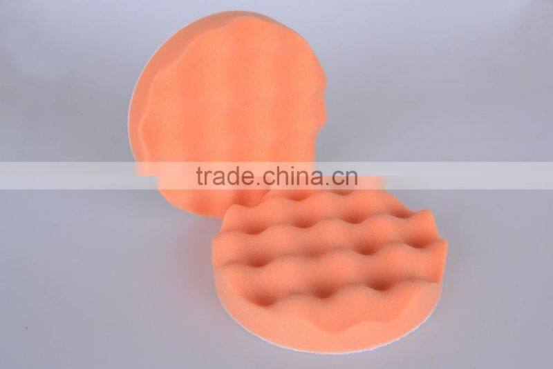 wave foam polishing sponge pad