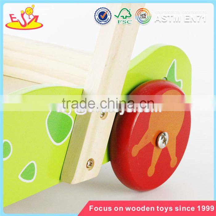 wholesale educational wooden baby activity walker funny toys wooden baby activity walker with building blocks W16E076