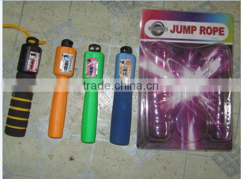 (HOT SALES!)Leather jump rope,PVC JUMP ROPE,COUNTER JUMP ROPE,FITNESS ROPE