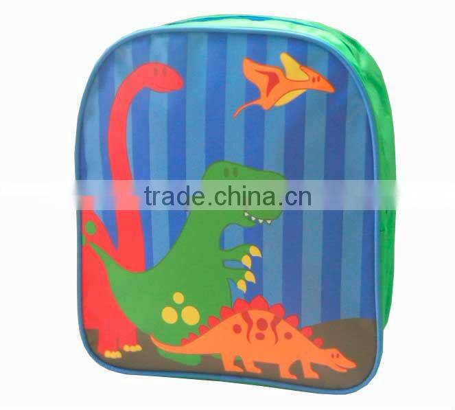 2014 hot sale cute printing lunch backpack for kids with polyester