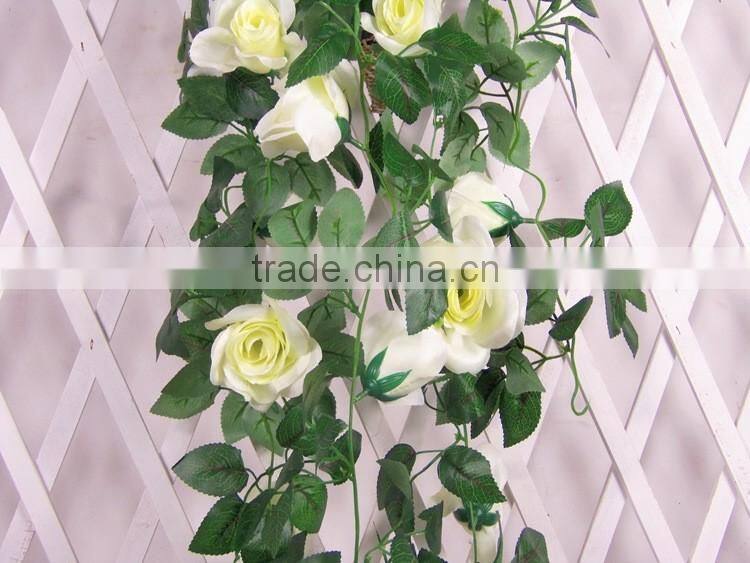 artificial rose flower vine for dec