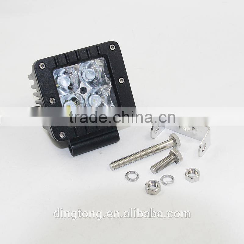 3" Cube Flush Mount LED Light ATV UTV auto parts light 16w 20w available